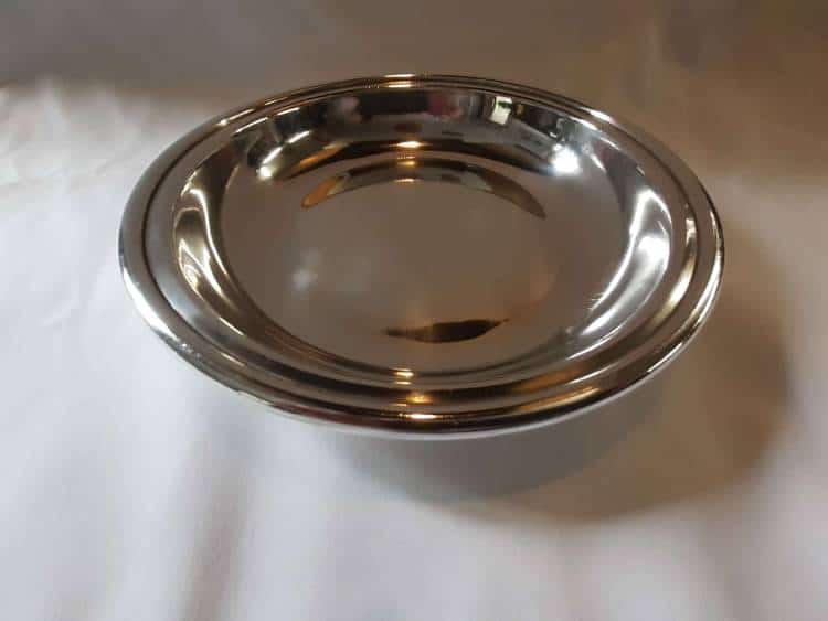 Silver ‘Alpaka’ Round Shallow Serving Bowl from Hermann Göring's Dining Wagon 10 ‘243’ - Image 6