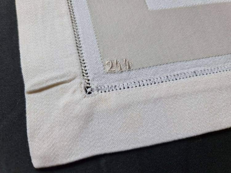 Deutsche Reichsbahn Napkin from Adolf Hitler`s Staff Dining Wagon 10 ‘244’ - Image 3