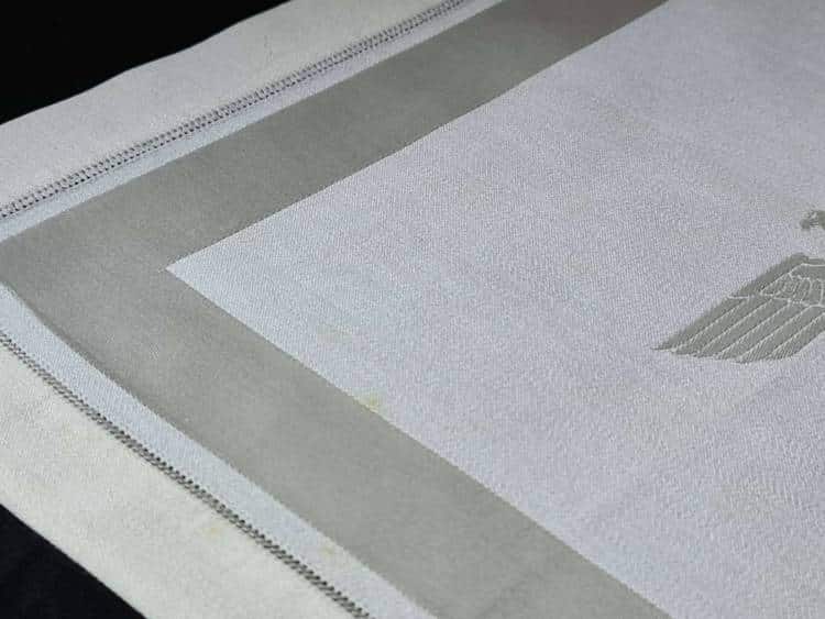 Deutsche Reichsbahn Napkin from Adolf Hitler`s Staff Dining Wagon 10 ‘244’ - Image 7