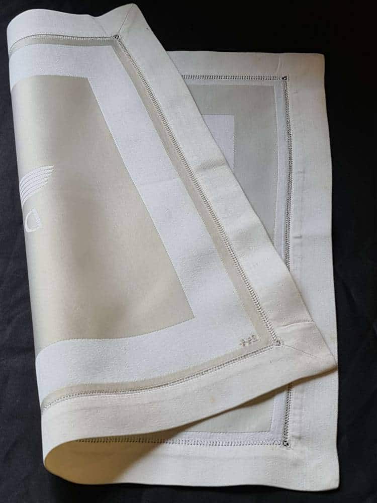 Deutsche Reichsbahn Napkin from Adolf Hitler`s Staff Dining Wagon 10 ‘244’ - Image 8