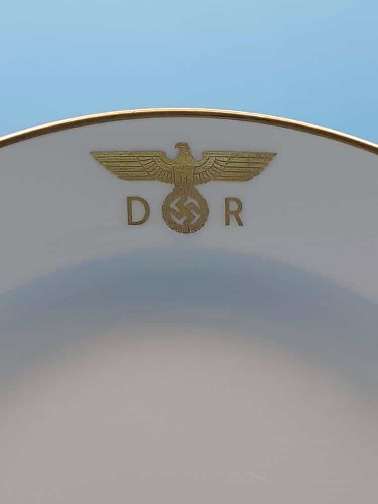 Nymphenburg Porcelain Soup Dish/Bowl from Hermann Göring’s Family Wagon 10 ‘205’ - Image 2