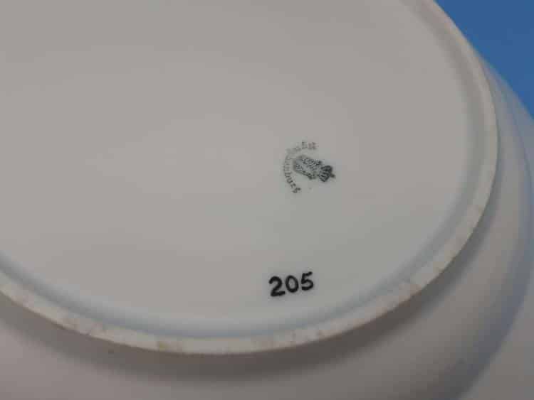 Nymphenburg Porcelain Soup Dish/Bowl from Hermann Göring’s Family Wagon 10 ‘205’ - Image 12