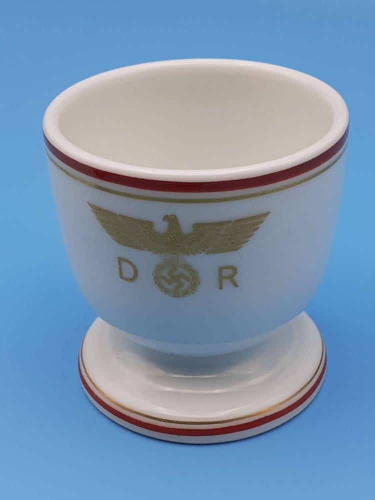 Nymphenburg Porcelain Eggcup from Hermann Göring’s Communication and Situation Wagon 10 ‘253’ - Image 2