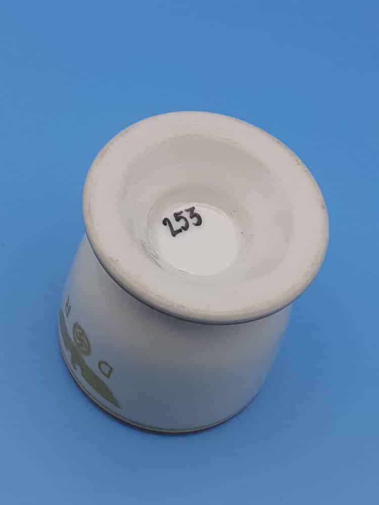 Nymphenburg Porcelain Eggcup from Hermann Göring’s Communication and Situation Wagon 10 ‘253’ - Image 3