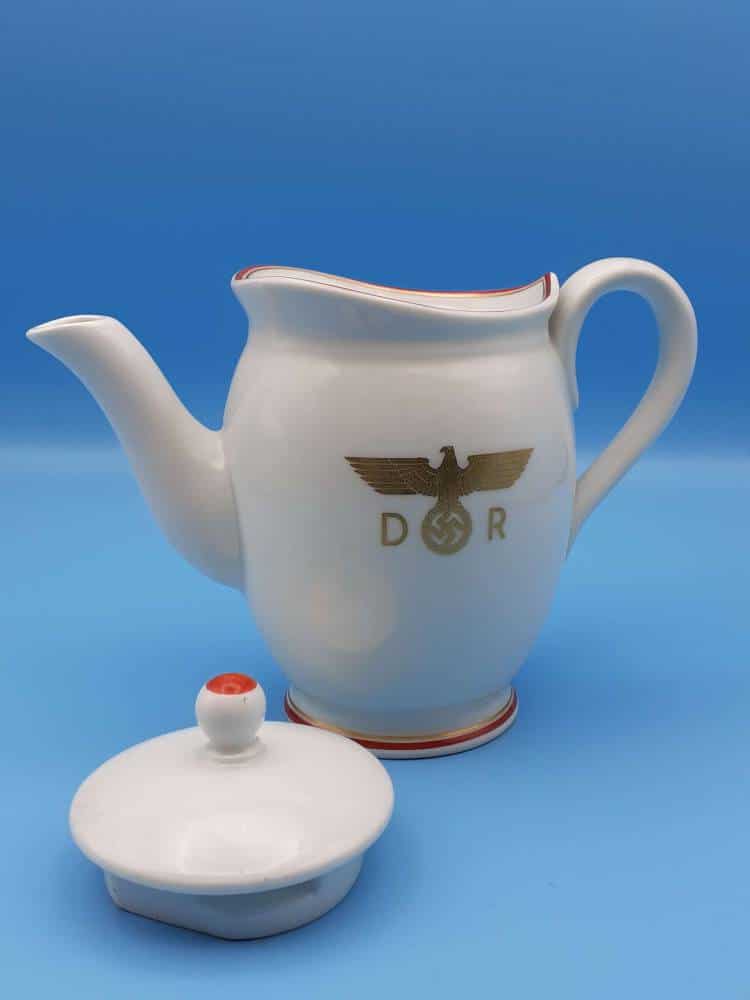 Nymphenburg Porcelain Individual Coffee Pot from Hermann Göring’s Utility and Service Wagon 105 ‘064’ - Image 2