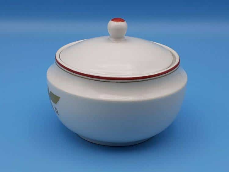 Nymphenburg Porcelain Lidded Sugar Bowl from Hermann Göring’s Guest Wagon ‘234’ - Image 4
