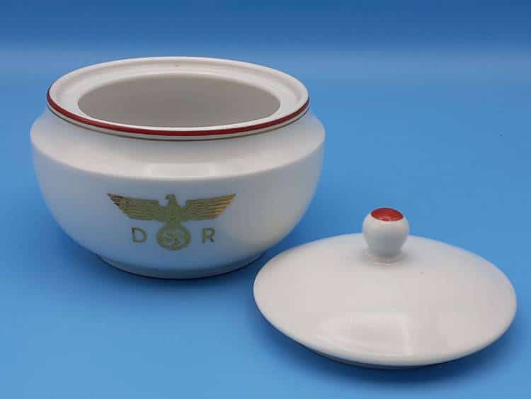 Nymphenburg Porcelain Lidded Sugar Bowl from Hermann Göring’s Guest Wagon ‘234’ - Image 5
