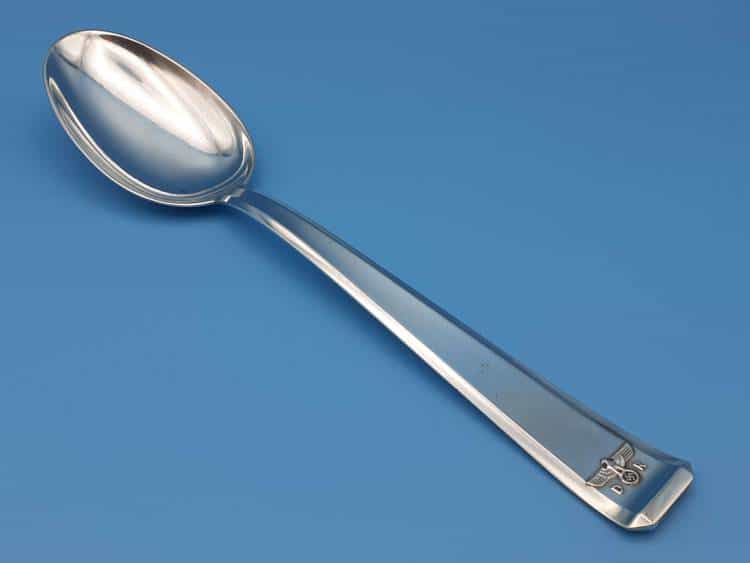 Bruckmann & Sohne Silver Tablespoon from Joseph Goebbel`s Personal Wagon 10 ‘207’
