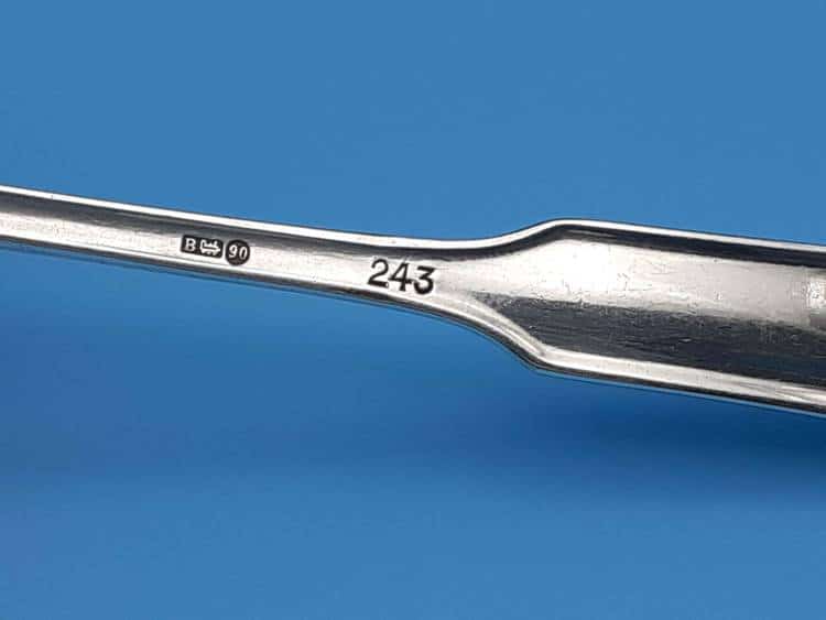Bruckmann Silver Sugar spoon from Hermann Göring`s Dining Wagon 10 ‘243’ - Image 7