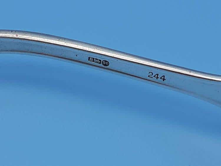 Bruckmann Silver Dinner Fork from Adolf Hitler`s Staff Dining Wagon 10 ‘244’ - Image 6