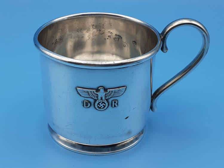 Bruckmann Silver 'ALPAKA' Demitasse Cup from Hermann Göring`s Dining Wagon 10 ‘243’