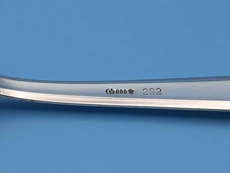 Bruckmann & Sohne Silver Dessert Spoon from Adolf Hitler`s Glass Observation Wagon 10 ‘282’ - Image 4