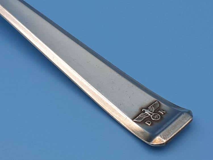 Bruckmann & Sohne Silver Dessert Spoon from Adolf Hitler`s Glass Observation Wagon 10 ‘282’ - Image 5