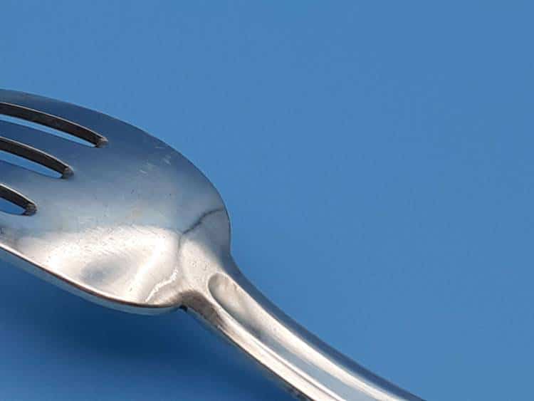 Bruckmann & Sohne Silver Dessert Fork from Adolf Hitler`s Glass Observation Wagon 10 ‘282’ - Image 5