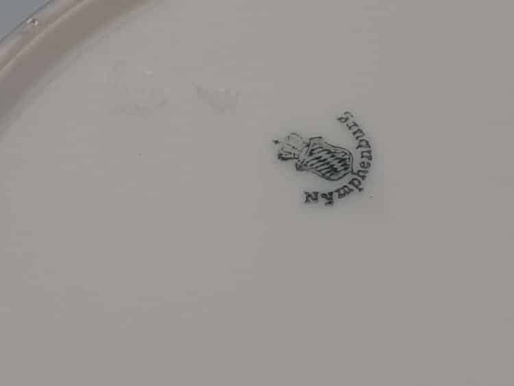 Nymphenburg Porcelain Large Serving Bowl from Adolf Hitler`s personal Formal Tableware at the Deutscher Hof - Image 6