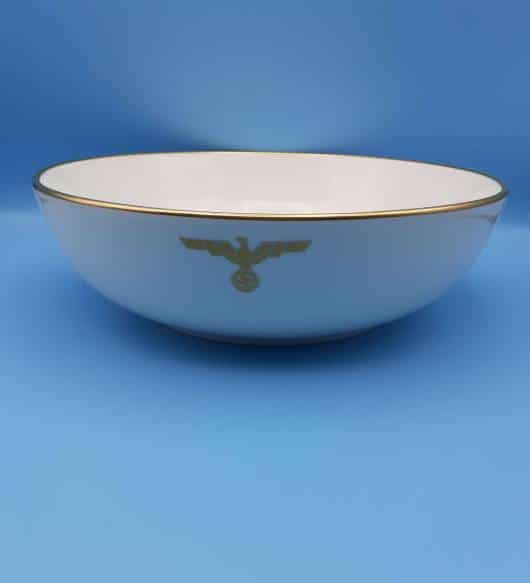Nymphenburg Porcelain Large Serving Bowl from Adolf Hitler`s personal Formal Tableware at the Deutscher Hof