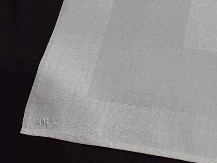 Deutsche Reichsbahn Informal Linen Napkin from Hermann Göring`s First Dining Wagon 10 ‘241’ - Image 11