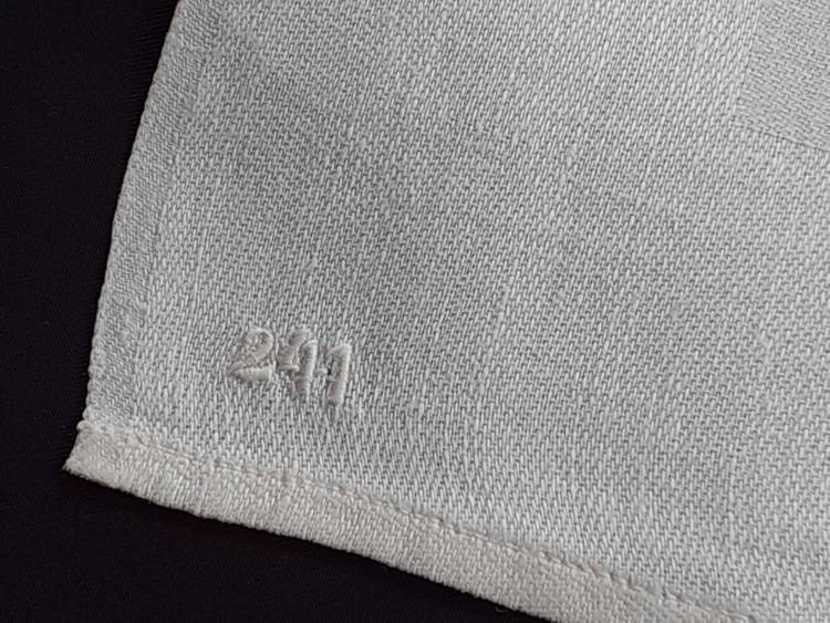 Deutsche Reichsbahn Informal Linen Napkin from Hermann Göring`s First Dining Wagon 10 ‘241’ - Image 3