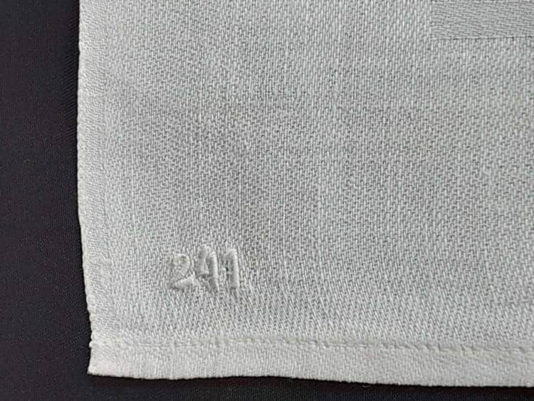 Deutsche Reichsbahn Informal Linen Napkin from Hermann Göring`s First Dining Wagon 10 ‘241’ - Image 8