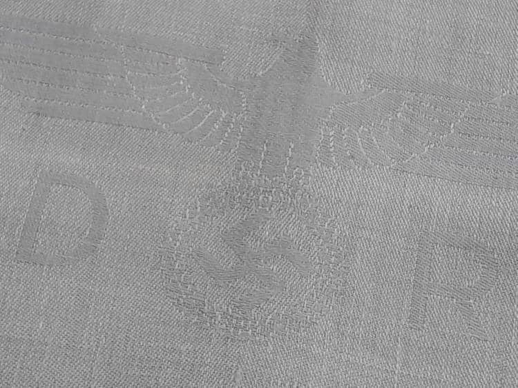 Deutsche Reichsbahn Informal Linen Napkin from Hermann Göring`s First Dining Wagon 10 ‘241’ - Image 7