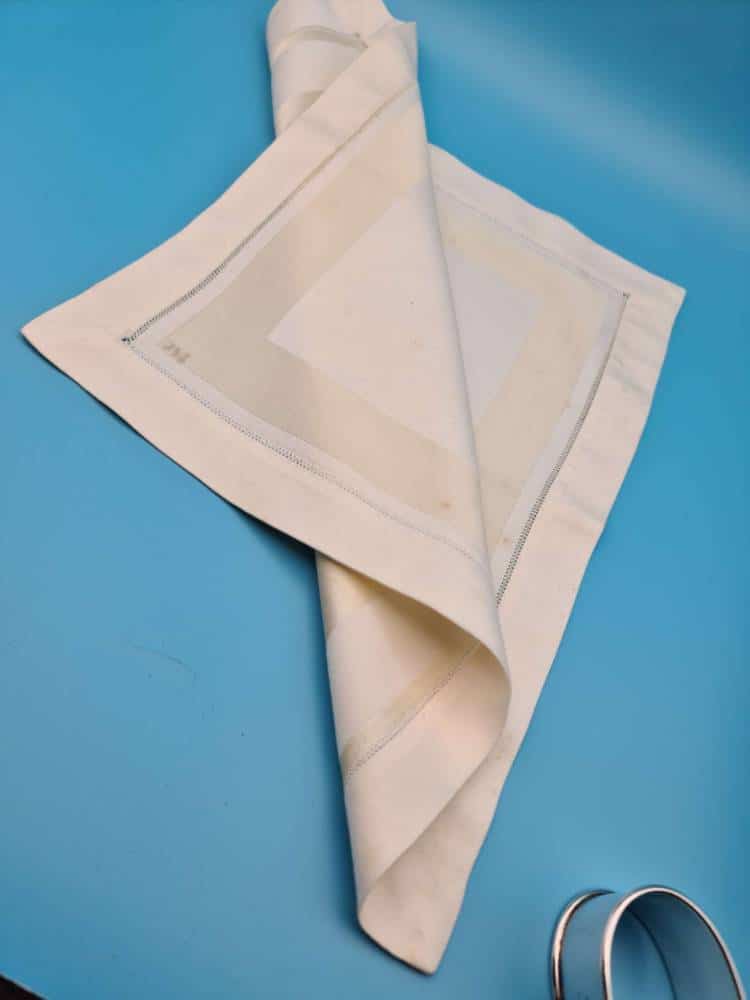 Deutsche Reichsbahn Formal Napkin & Silver Napkin Ring Set from Hermann Göring`s Dining Wagon 10 ‘243’ - Image 14