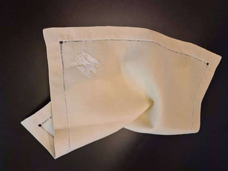 Adolf Hitler Informal Napkin from The Berghof (#3) - Image 2