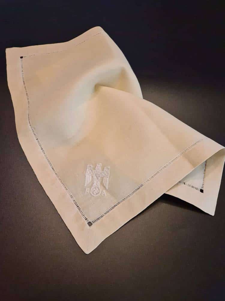 Adolf Hitler Informal Napkin from The Berghof (#3) - Image 3