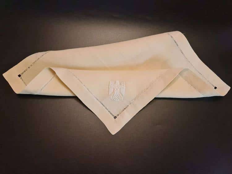 Adolf Hitler Informal Napkin from The Berghof (#3) - Image 4