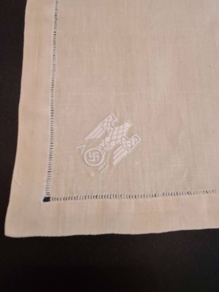 Adolf Hitler Informal Napkin from The Berghof (#2) - Image 3