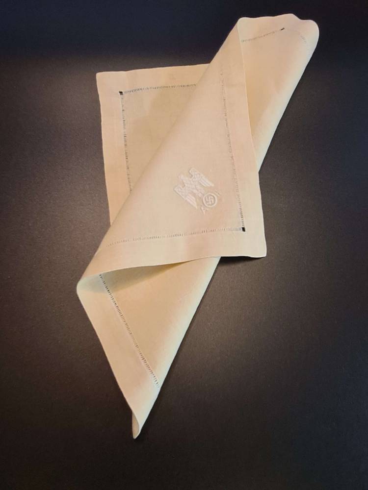 Adolf Hitler Informal Napkin from The Berghof (#2) - Image 5