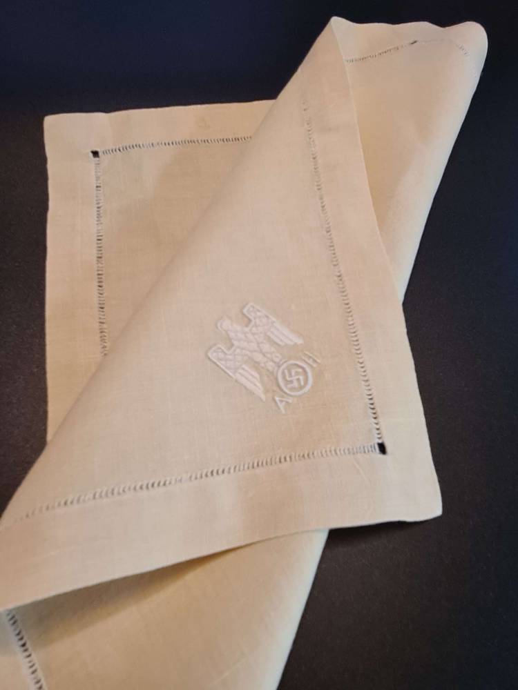 Adolf Hitler Informal Napkin from The Berghof (#2) - Image 6