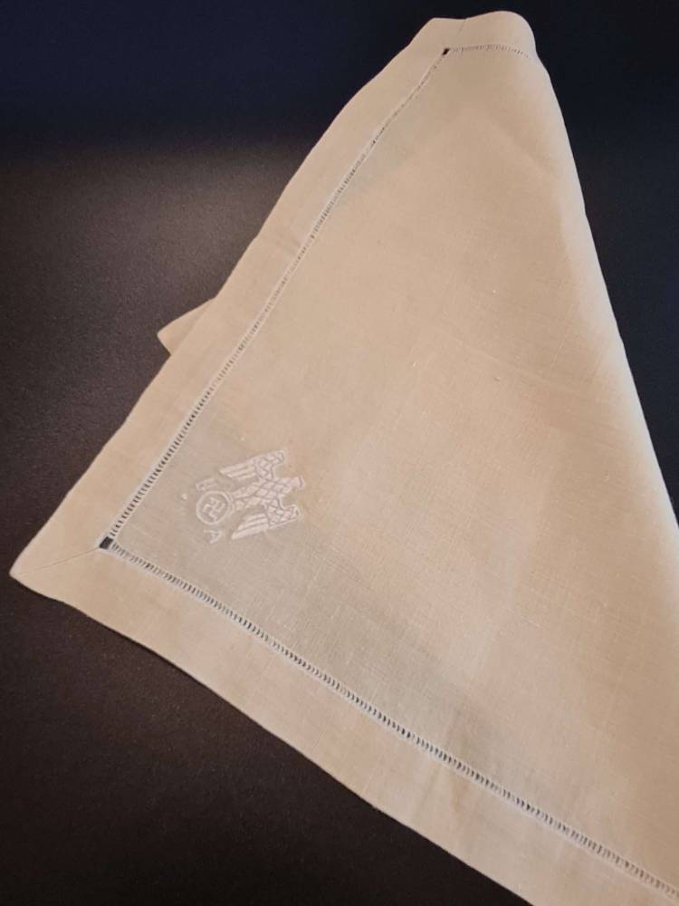 Adolf Hitler Informal Napkin from The Berghof (#2) - Image 2