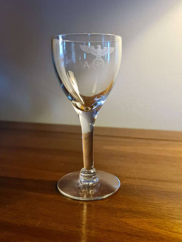 Adolf Hitler Long-Stem Schnapps Shot Glass