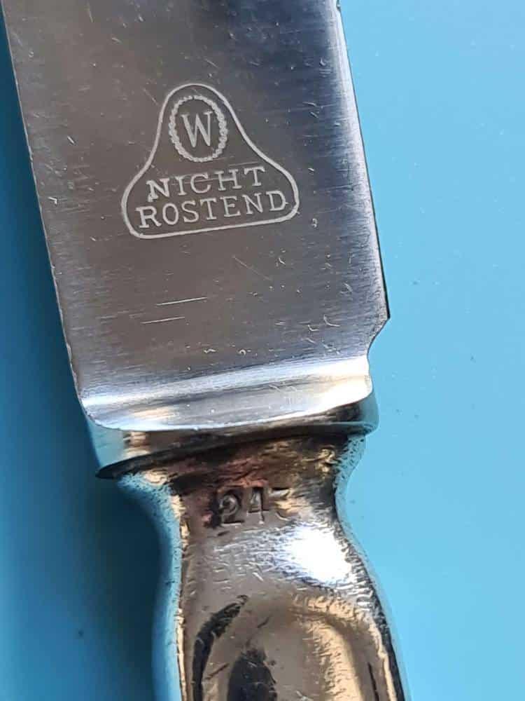 Bruckmann Silver Dinner Knife from Hermann Göring’s Dining Wagon 10 ‘243’ #2 - Image 5