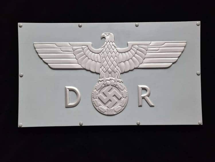 Unique, Handmade Deutsche Reichsbahn Eagle motif, Collector's Display Centrepiece - Image 6