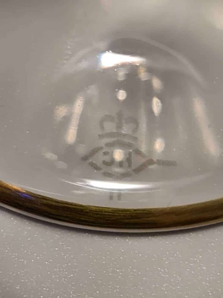 Lead Crystal White Wine Glass from Adolf Hitler's Personal Table Service at The Berghof - Image 7