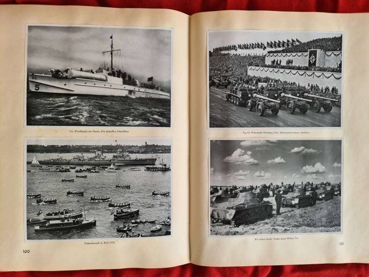 Adolf Hitler Cigarette Card Photo Book with Rare Original Dust Jacket. - Image 2
