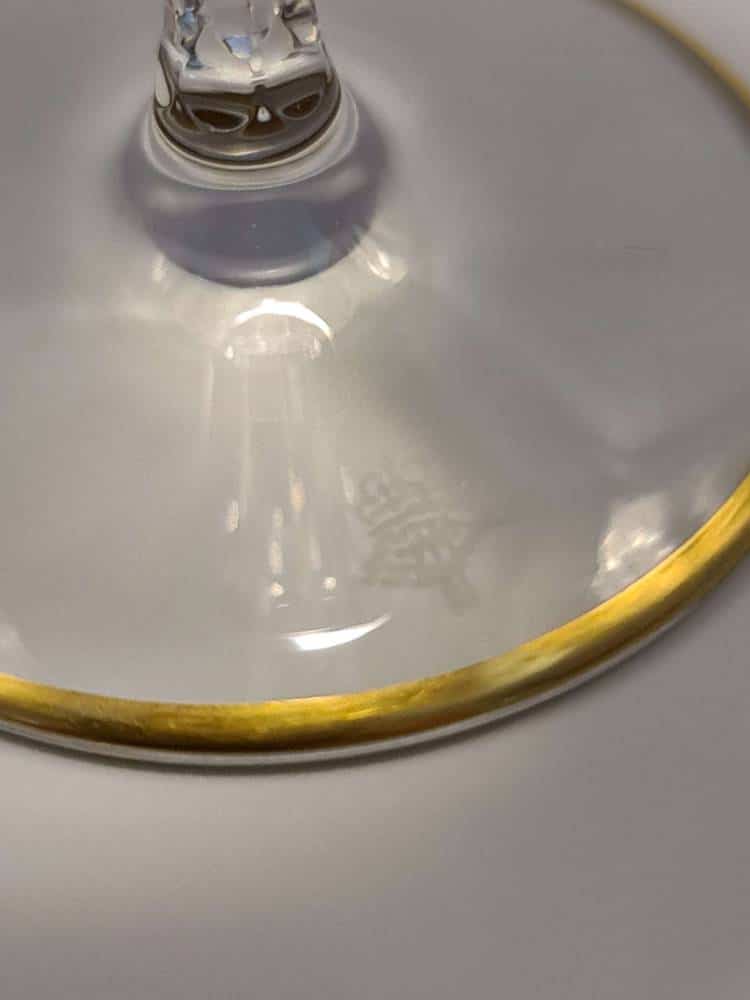 Lead Crystal Champagne Glass from Adolf Hitler’s Personal Table Service at The Berghof - Image 14