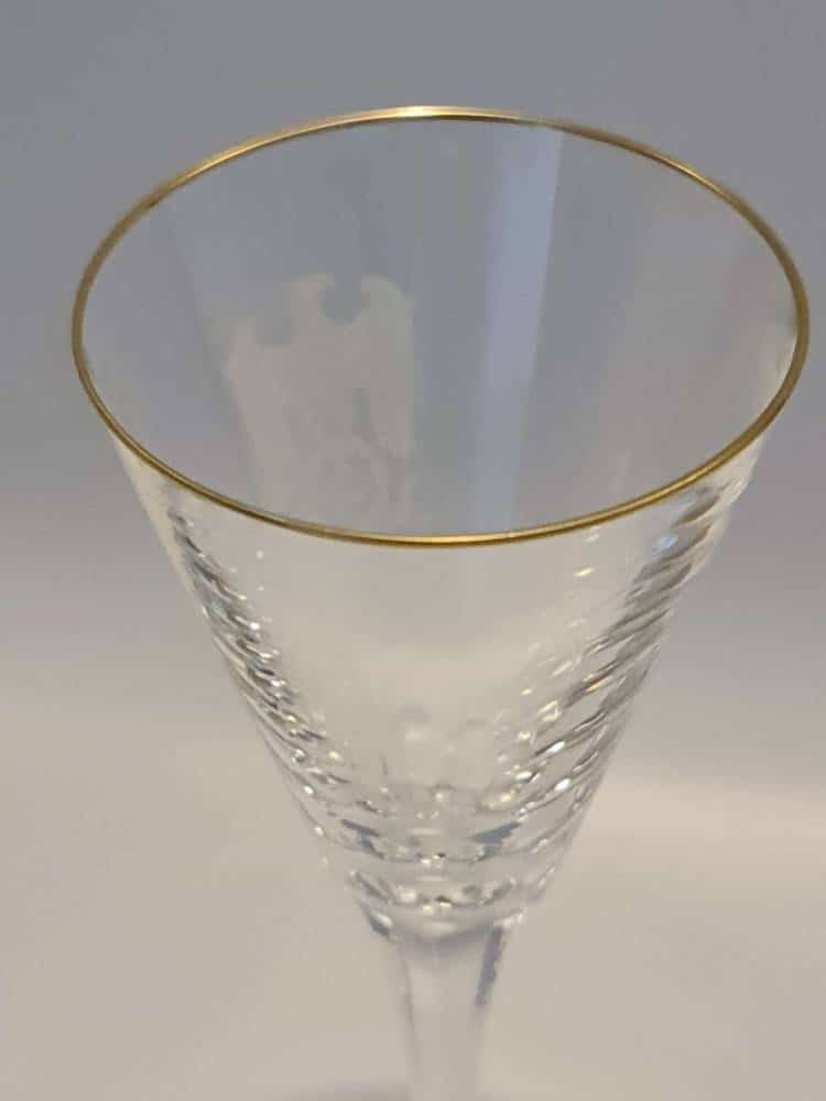 Lead Crystal Champagne Glass from Adolf Hitler’s Personal Table Service at The Berghof - Image 15