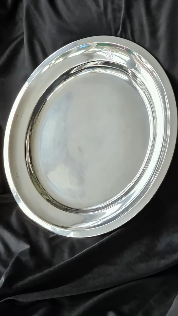 Large, heavy, Round Serving Tray from the New Reich Chancellery - Image 2