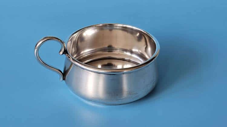 Bruckmann Silver ‘ALPAKA’ Ragout-Fin Cup Holder (Ragoutphaennchen) from Hermann Göring`s primary Dining Wagon 10 ‘241’ - Image 8