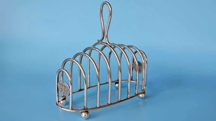 Bruckmann Silver 'ALPAKA' Toast Rack from Hermann Göring’s Primary Dining Wagon 10 ‘241’