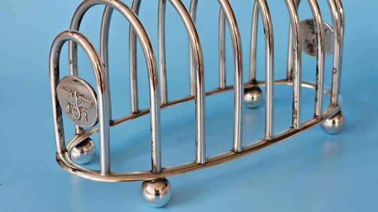 Bruckmann Silver 'ALPAKA' Toast Rack from Hermann Göring’s Primary Dining Wagon 10 ‘241’ - Image 5