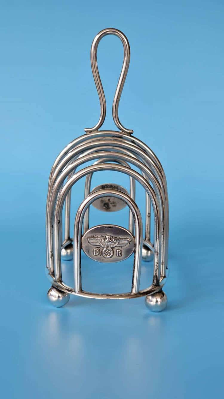Bruckmann Silver 'ALPAKA' Toast Rack from Hermann Göring’s Primary Dining Wagon 10 ‘241’ - Image 8