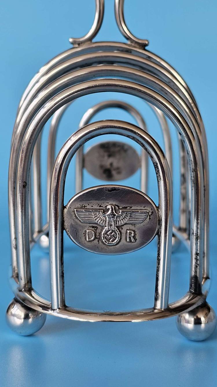 Bruckmann Silver 'ALPAKA' Toast Rack from Hermann Göring’s Primary Dining Wagon 10 ‘241’ - Image 9