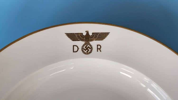 Nymphenburg Porcelain Soup Dish/Bowl from Hermann Göring’s Family Wagon 10 ‘205’ #2 - Image 9