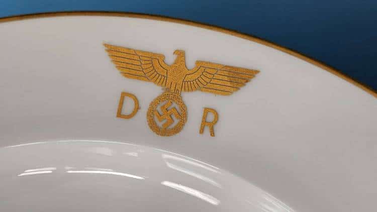 Nymphenburg Porcelain Soup Dish/Bowl from Hermann Göring’s Family Wagon 10 ‘205’ #2 - Image 10