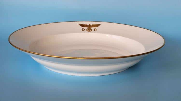Nymphenburg Porcelain Soup Dish/Bowl from Hermann Göring’s Family Wagon 10 ‘205’ #2 - Image 11