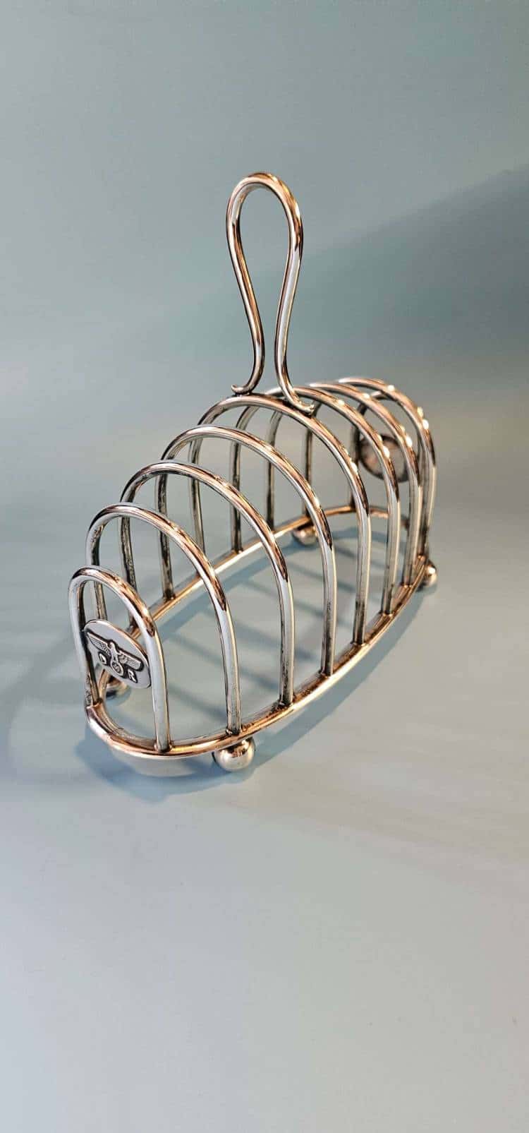 Bruckmann, Silver Toast Rack from Adolf Hitler's Dining Wagon 10 ‘242’ - Image 7