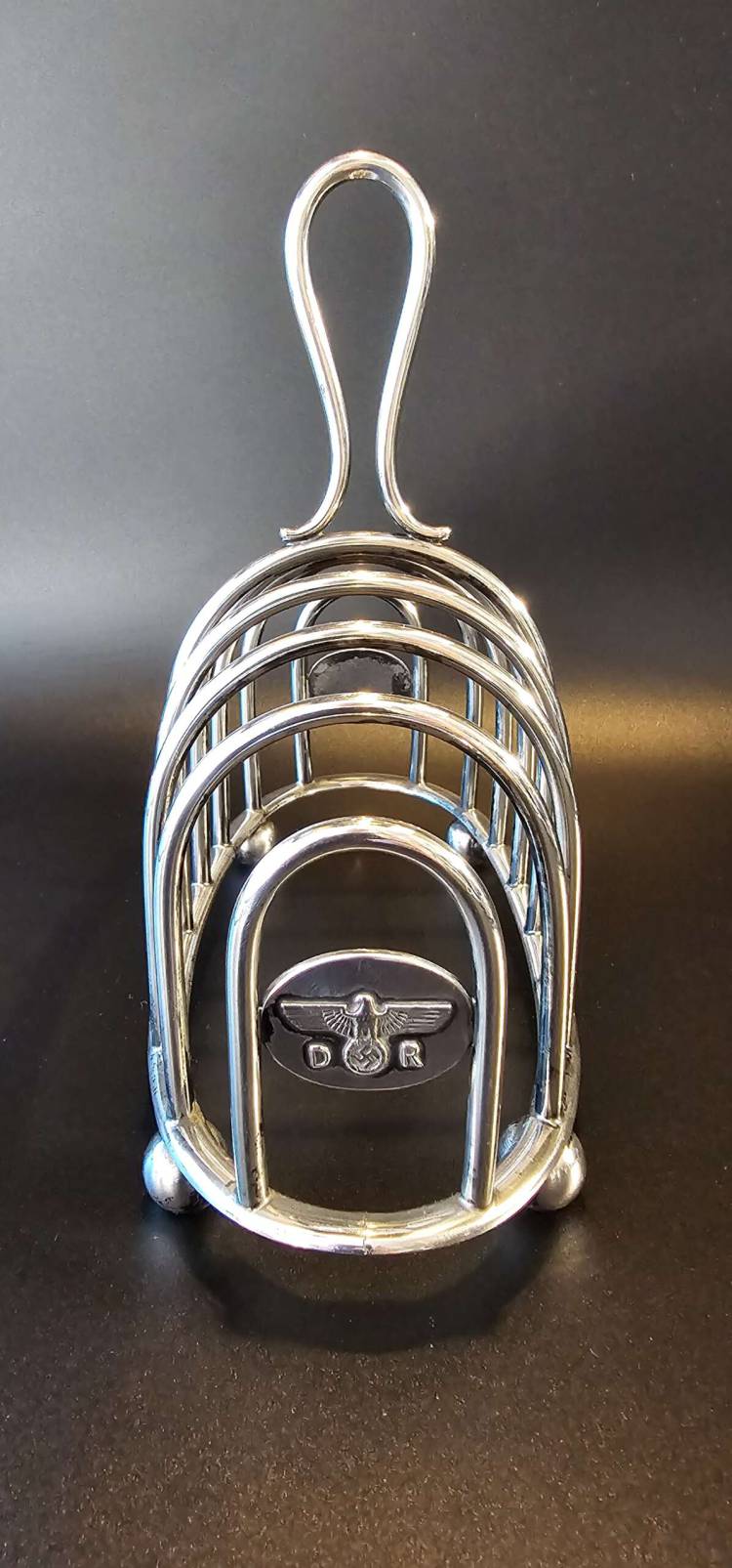 Bruckmann, Silver Toast Rack from Adolf Hitler's Dining Wagon 10 ‘242’ - Image 2